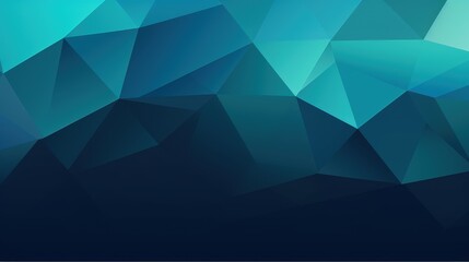 Obraz premium A geometric abstract background featuring various shades of blue and teal, ideal for digital design and presentations.