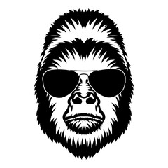 Gorilla In Sunglasses