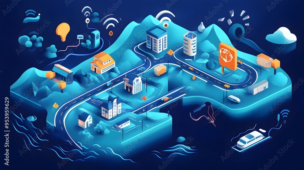 Poster iot powered tsunami evacuation route planning and alert system for smart cities leveraging connectiv