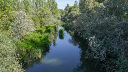 Rio Ucero junto Burgo de Osma