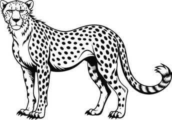 illustration of a leopard