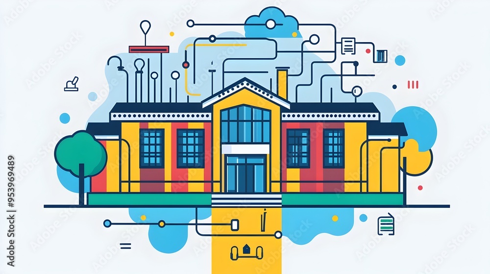 Poster cutting edge smart building automation technology leveraging iot to optimize energy efficiency susta