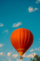 hot air balloon in the sky