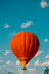 hot air balloon in the sky