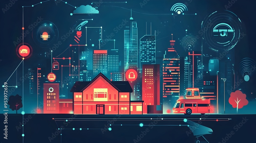 Poster smart communication systems leveraging iot technology for efficient fire emergency monitoring detect