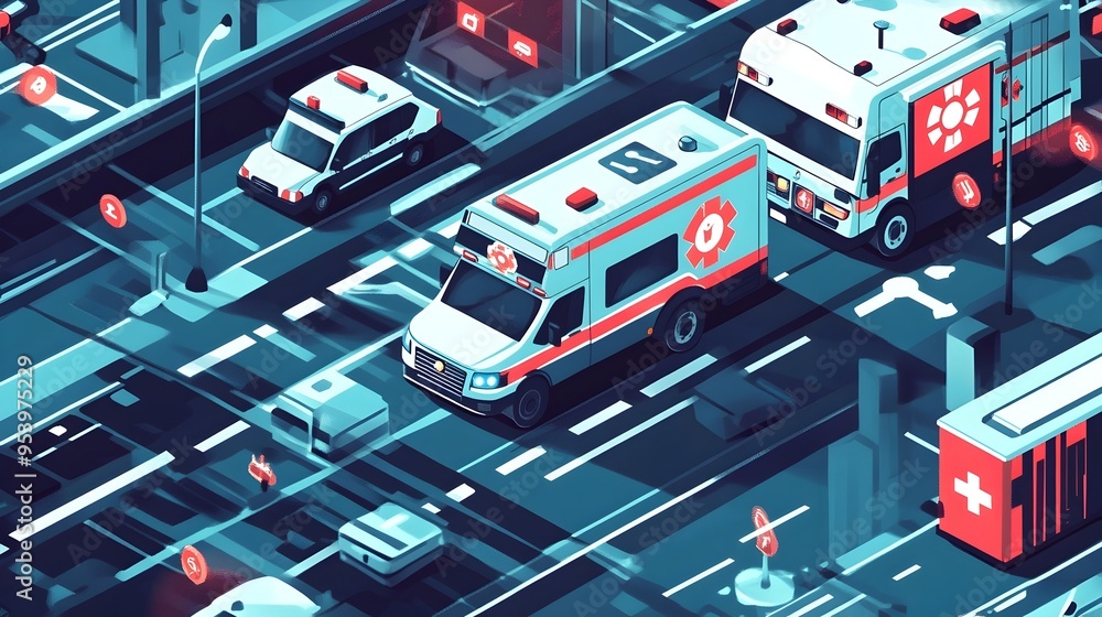 Poster iot powered traffic management system for optimizing ambulance emergency response times in smart cit