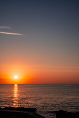 Fototapeta premium sunset over the sea