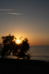 Obraz premium sunset on the beach