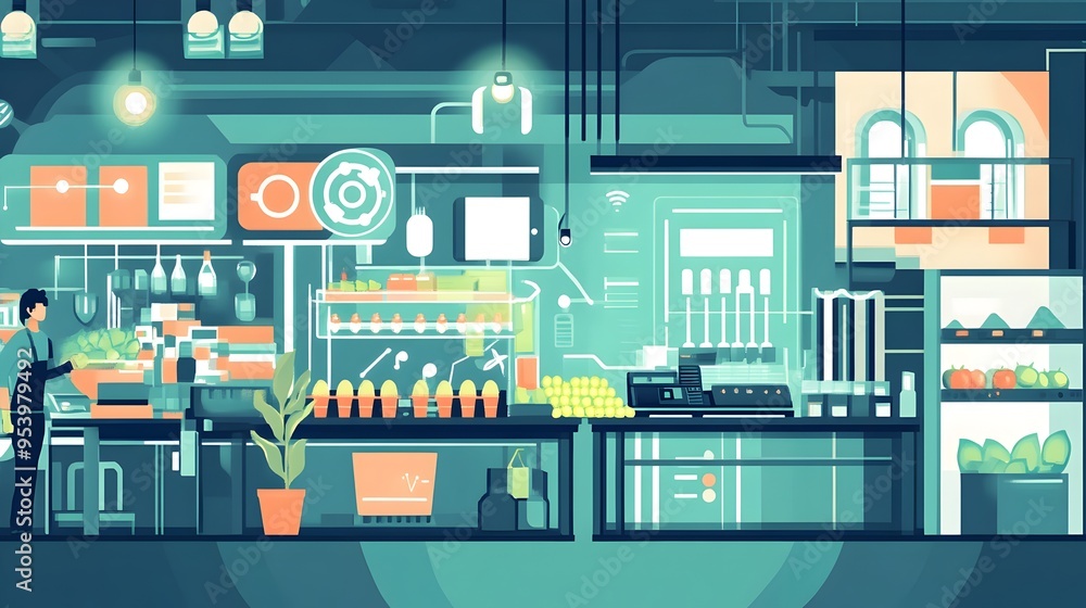 Poster smart energy management and optimization in fresh market leveraging internet of things iot and graph