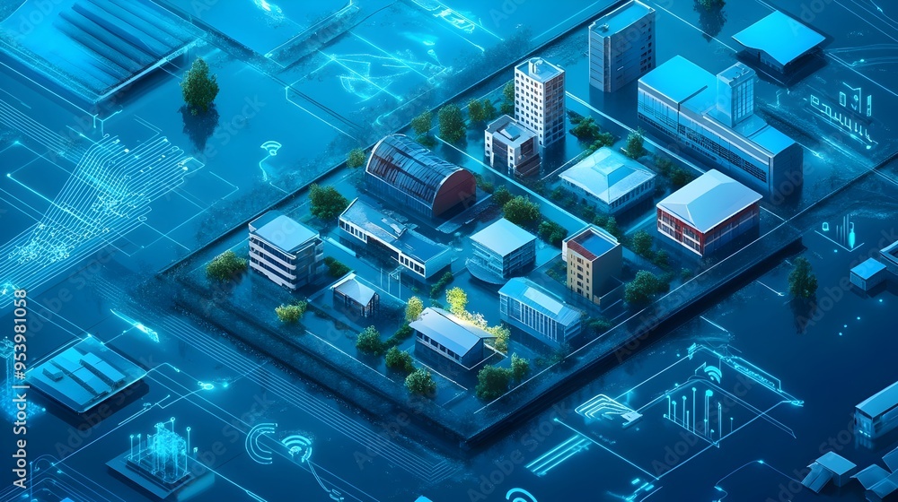 Poster cutting edge iot connected flood simulation models for accurate flood impact prediction and advanced