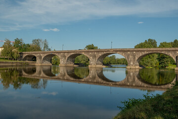La ville de Pont-du-Chateau en Auvergne en France