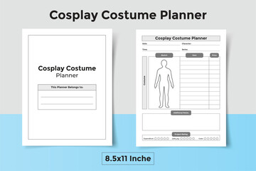 Cosplay Costume Planner