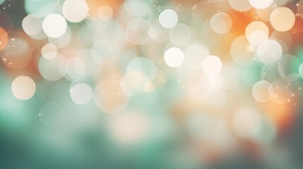 Obraz premium Glittering Bokeh Lights on Soft Pastel Background