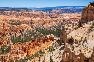 Majestic view of Bryce Canyon from the Rim Trail.