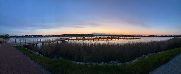 Sonnenuntergang an der Schlei