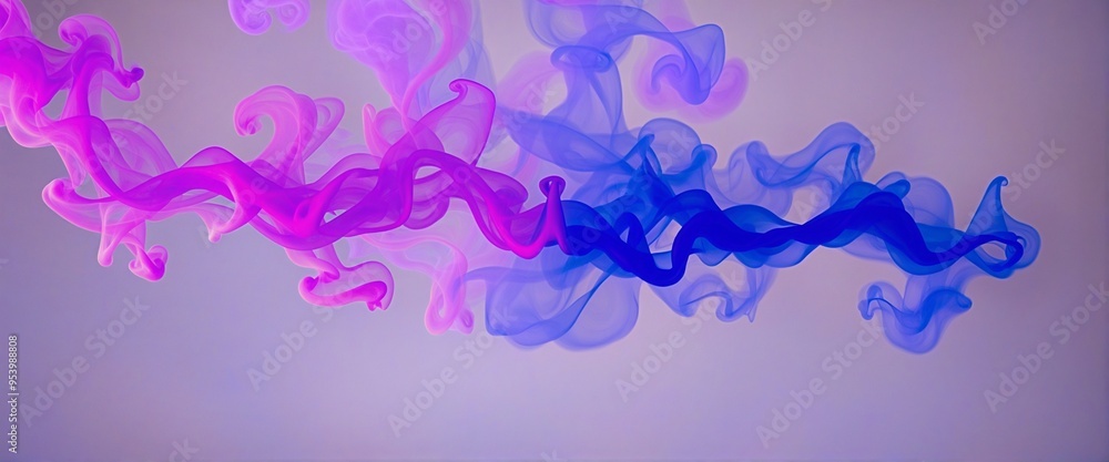 Poster isolated colorful liquid flow explosion on transparent background