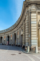 Stockholm Royal Palace is official residence and major royal palace of Swedish monarch. It is located on Stadsholmen in Gamla Stan. Offices of King are located here