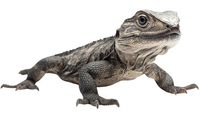 Obraz premium a rare foreign reptile in high detail, isolated on a pure, rare exotic reptile, An uncommon foreign reptile, An elusive foreign reptile, rare reptilian species, on a transparent backgrounds