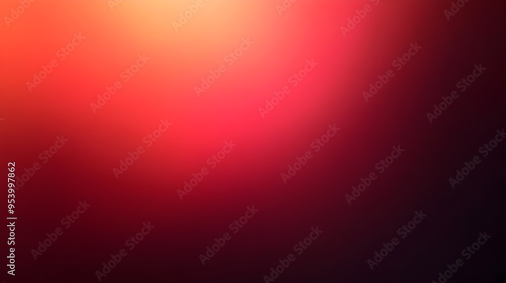 Poster visually captivating gradient background featuring smooth transitions between various shades of red 