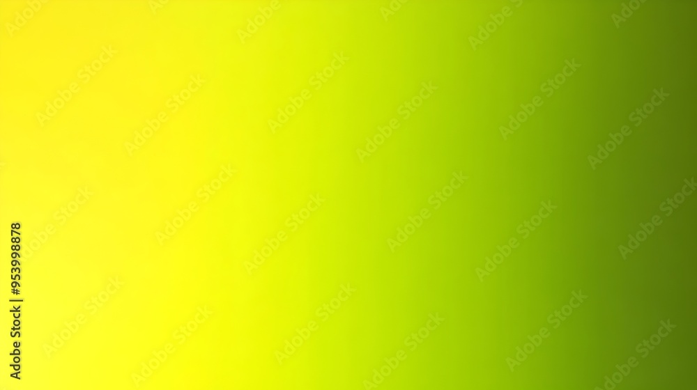 Poster elegant and minimalist gradient background with seamless transitions between shades of lime green pr