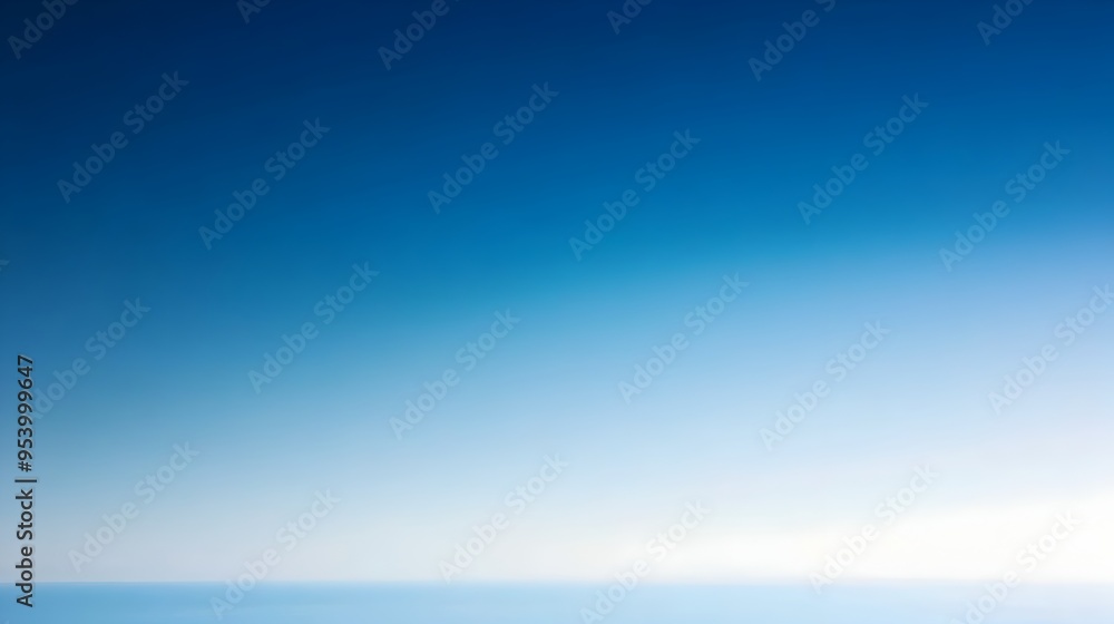 Poster smooth gradient sky blue background with soothing color transitions and ample space for overlay text