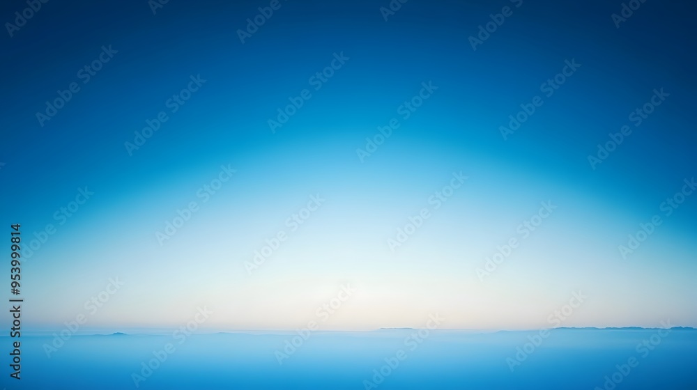Poster sophisticated cobalt blue gradient background with seamless transitions between shades providing a c