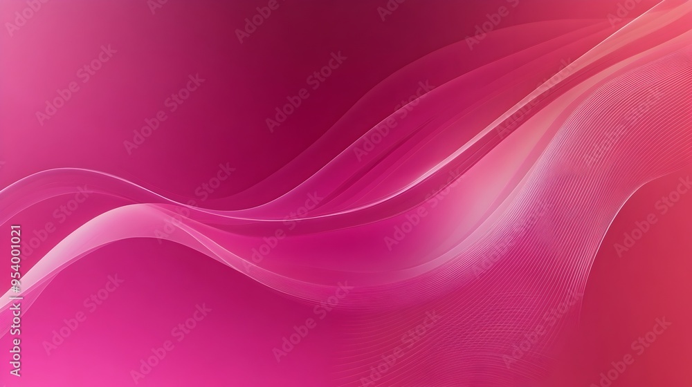 Poster elegant fuchsia gradient background with smooth transitions between soft tones of pink magenta and l