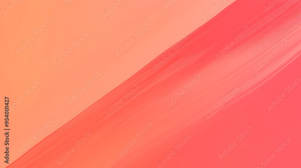Poster Elegant Gradient Background in Soothing Shades of Coral Providing a Blank Canvas for Overlaying Text Graphics or Other Design Elements