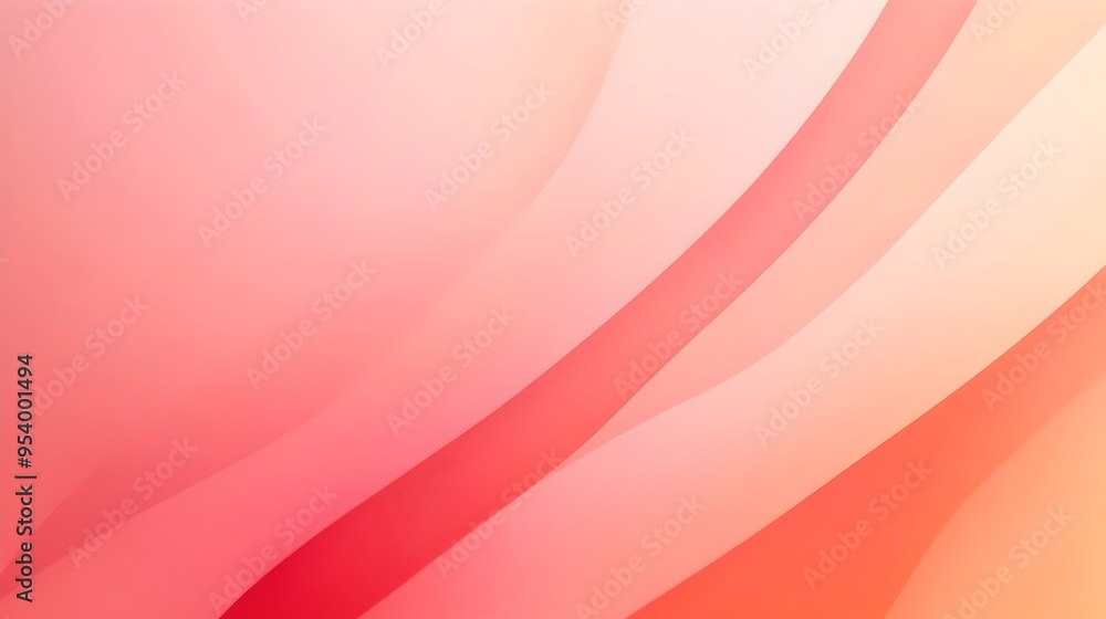 Poster elegant and soothing coral gradient background with seamless color transitions providing a visually 