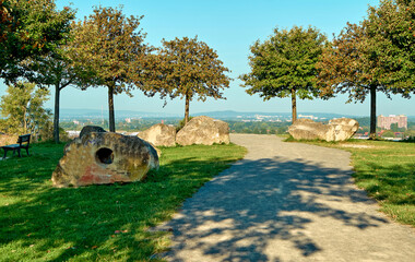   Kronsberg  in Hannover mit einer Höhe von 118  
  M.ü.N.N