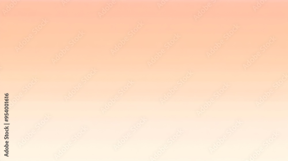 Poster smooth gradient background in shades of peach with clean minimalist design providing ample space for