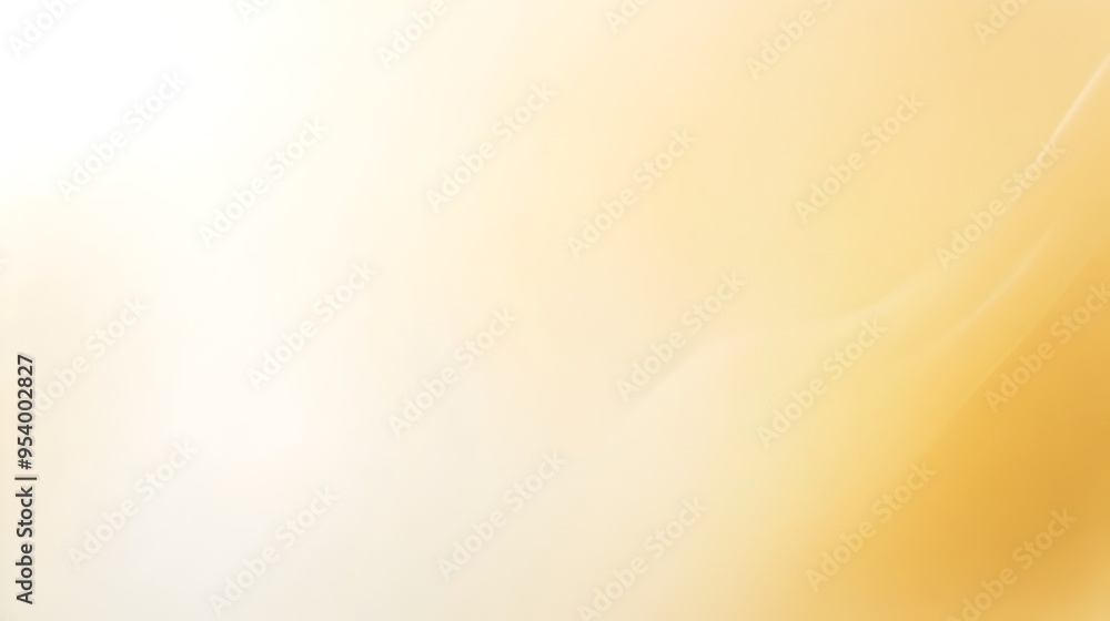 Poster elegant gradient background with smooth transitions between soft pale shades of yellow creating a se