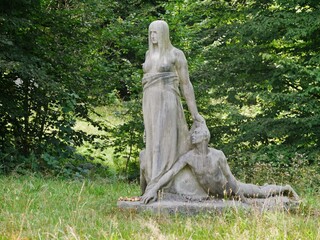 SCHICKSAL, ART NOUVEAU SKULPTUR VON HUGO LEDERER