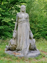 SCHICKSAL, ART NOUVEAU SKULPTUR VON HUGO LEDERER