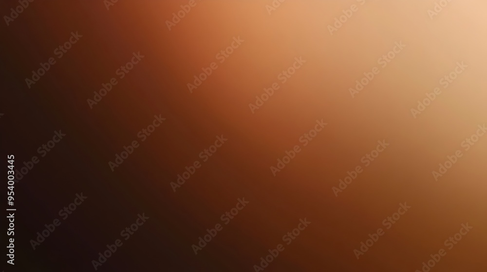 Poster elegant and minimalist gradient background in warm earthy shades of chestnut brown with smooth trans