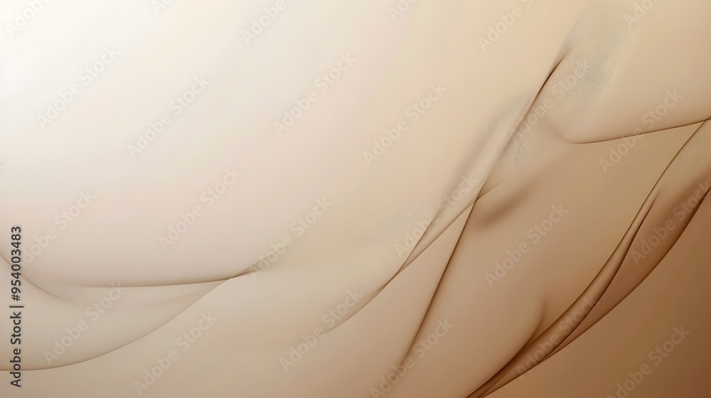 Poster minimalist and elegant taupe gradient background with soft transitions and ample copy space for text