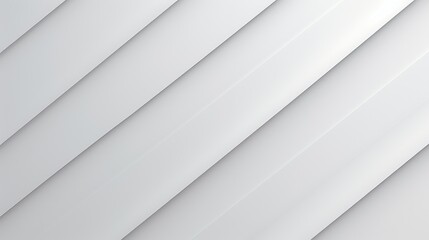 Fototapeta premium A minimalist abstract design featuring diagonal lines in varying shades of white, creating a sleek and modern aesthetic.