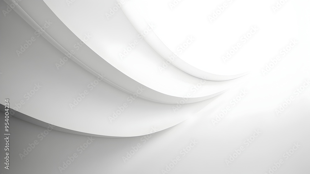Poster minimalist gradient background with soft smooth transitions between 2 3 shades of white providing a 