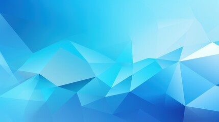 Obraz premium A vibrant blue abstract background with geometric shapes, ideal for digital designs and presentations.