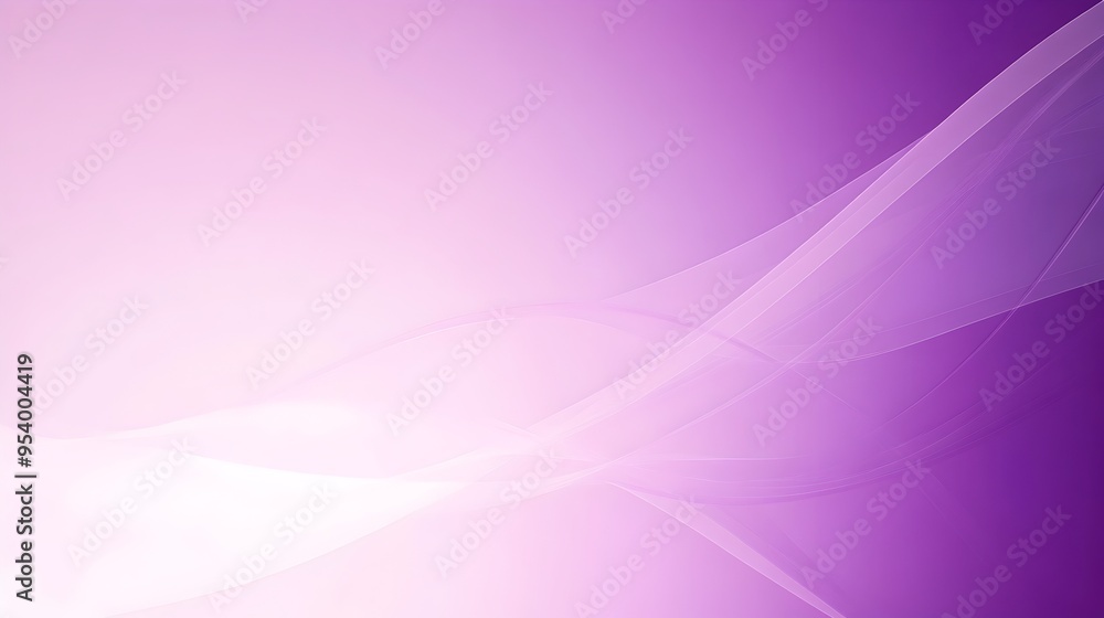 Poster elegant gradient background with smooth transitions of light purple shades suitable for overlay text