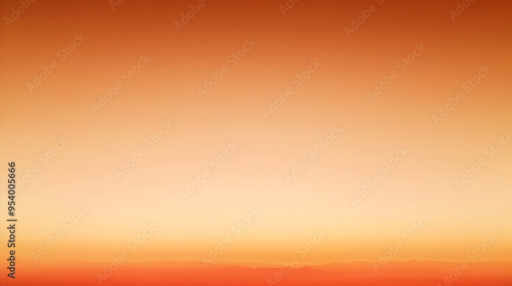 Poster smooth and seamless gradient background in warm sienna hues with generous overlay area for accommoda