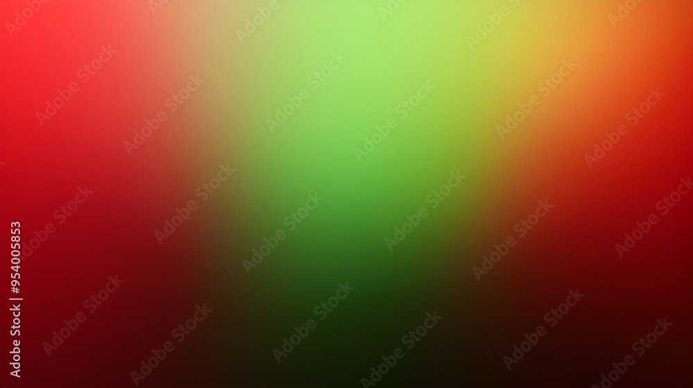 Poster elegant gradient background with seamless transitions between vibrant red and green hues offering a 