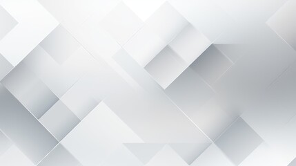 Fototapeta premium A modern abstract background featuring geometric shapes in shades of white and gray, ideal for digital design and presentations.