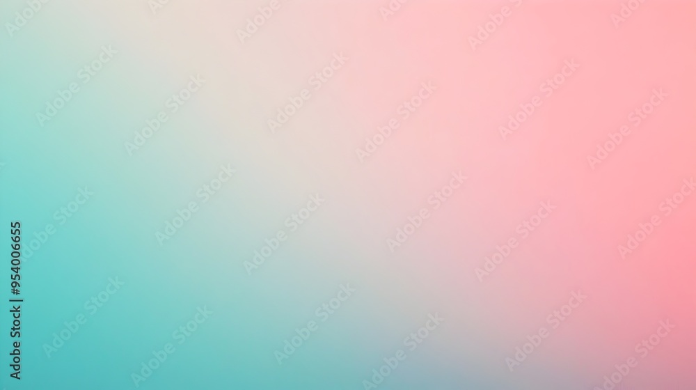 Poster elegant and modern gradient background featuring a smooth transition between shades of teal and pink
