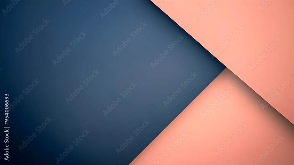 Poster elegant gradient background with soft transitions between navy and peach hues providing a minimal an