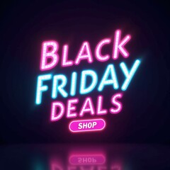 Black Friday Deals Neon Sign
