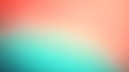 Visually captivating gradient background featuring smooth transitions between shades of aqua and vermillion