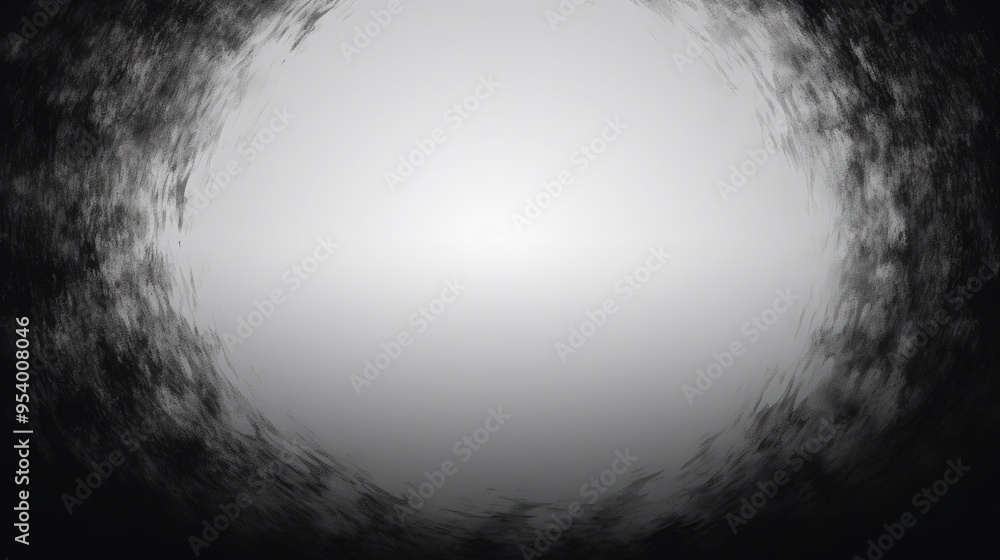 Poster a circular gradient transitioning from dark to light, creating a sense of depth and focus.