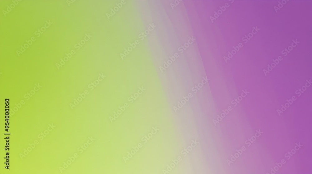 Poster elegant gradient background with smooth transitions between soft lavender and vibrant lime tones per