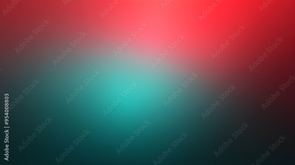 Poster captivating gradient background with smooth transitions between shades of scarlet and turquoise crea